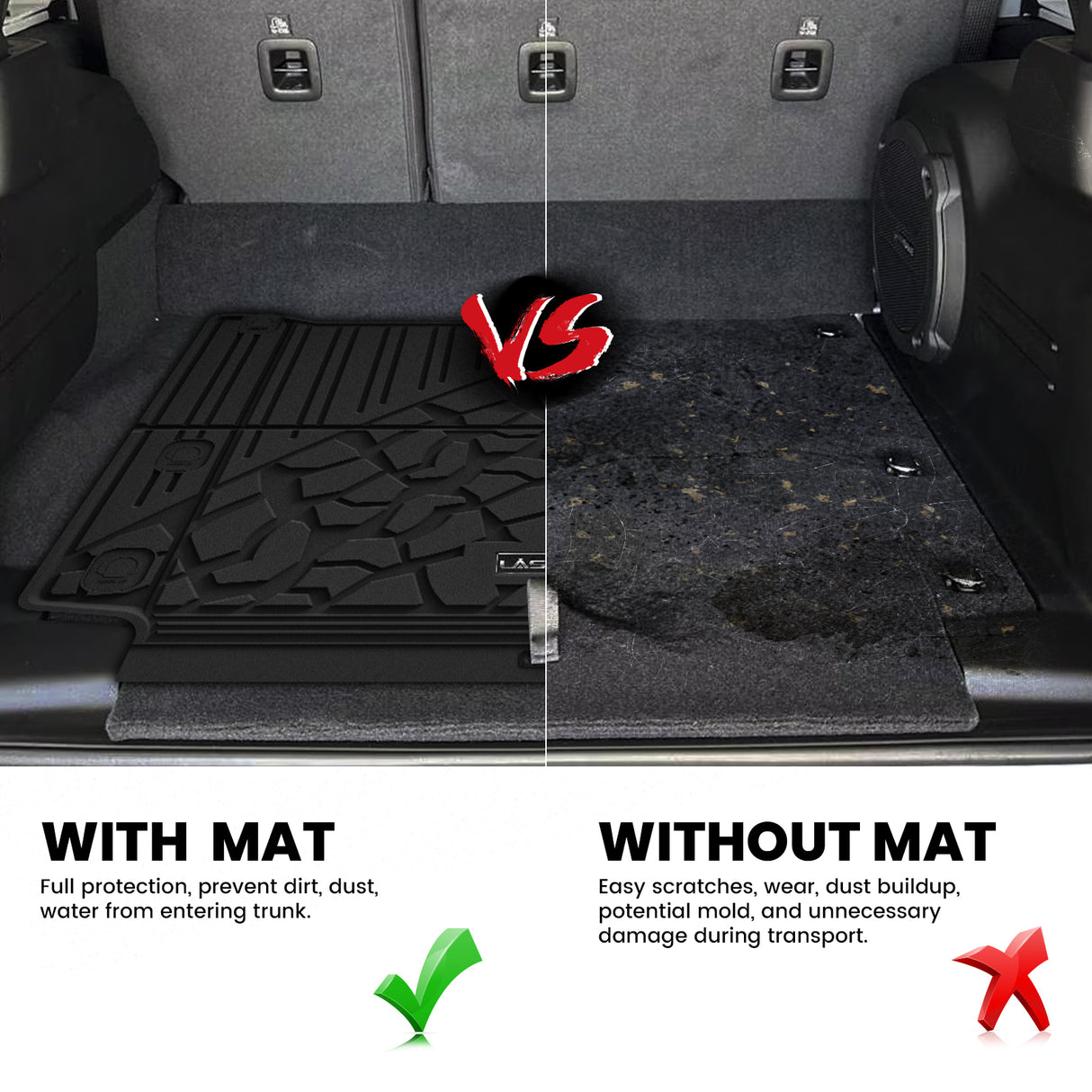 Fit for 2021-2025 Jeep Wrangler 4xe Floor Mats or Cargo Mat