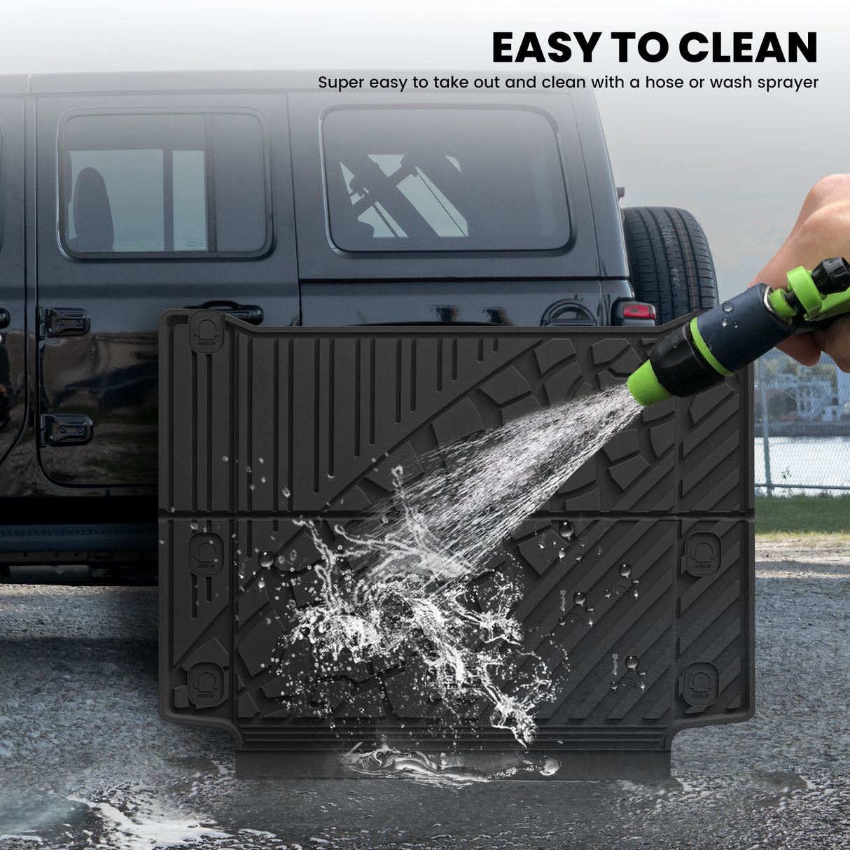 Fit for 2021-2025 Jeep Wrangler 4xe Floor Mats or Cargo Mat