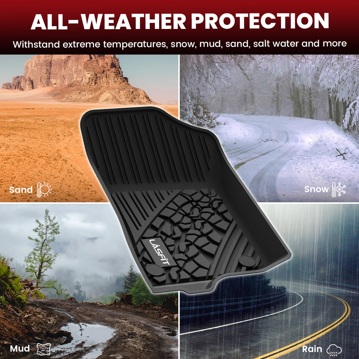 Fit for 2021-2025 Jeep Wrangler 4xe Floor Mats or Cargo Mat