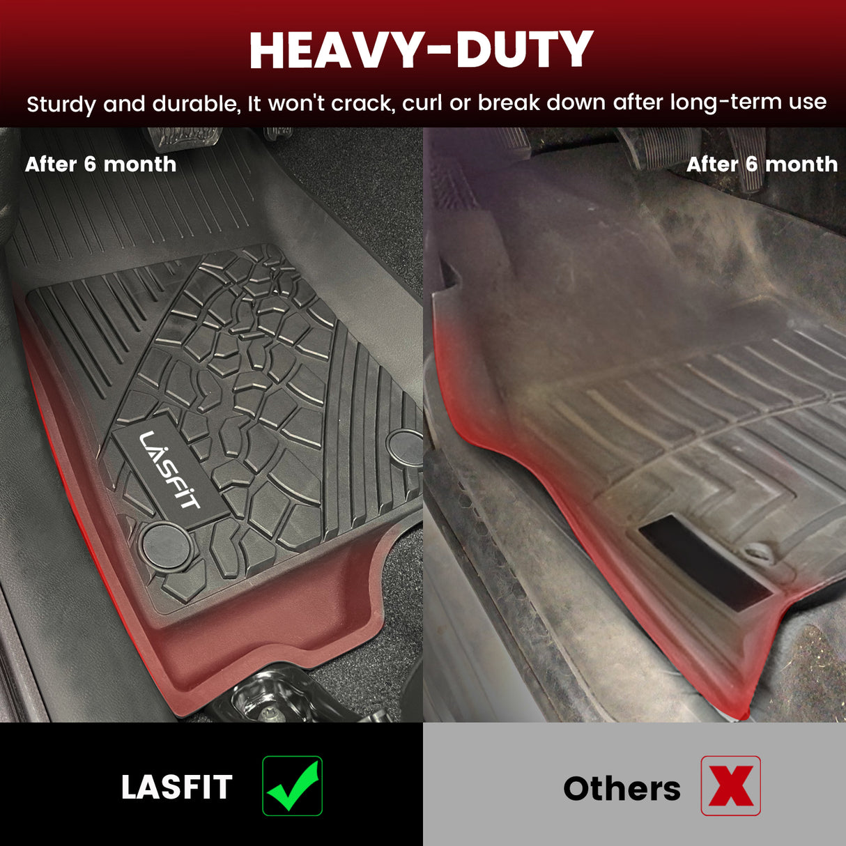 Fit for 2021-2025 Jeep Wrangler 4xe Floor Mats or Cargo Mat