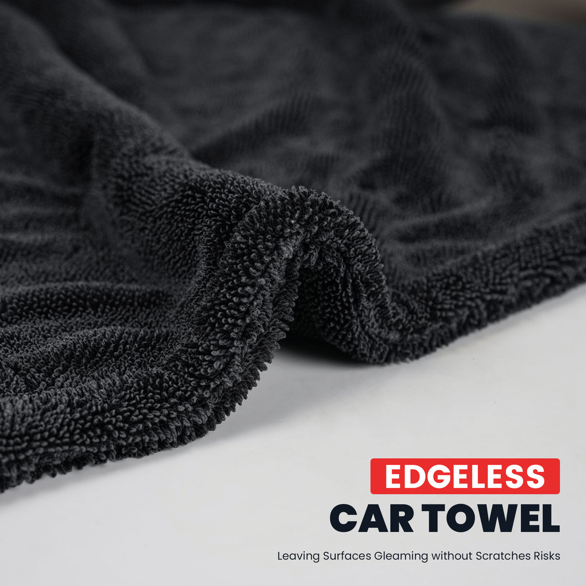 Lasfit Super Absorbent Extra Large Car Drying Towel – Double-Sided Plush Microfiber Detailing Towel, 28" × 35"