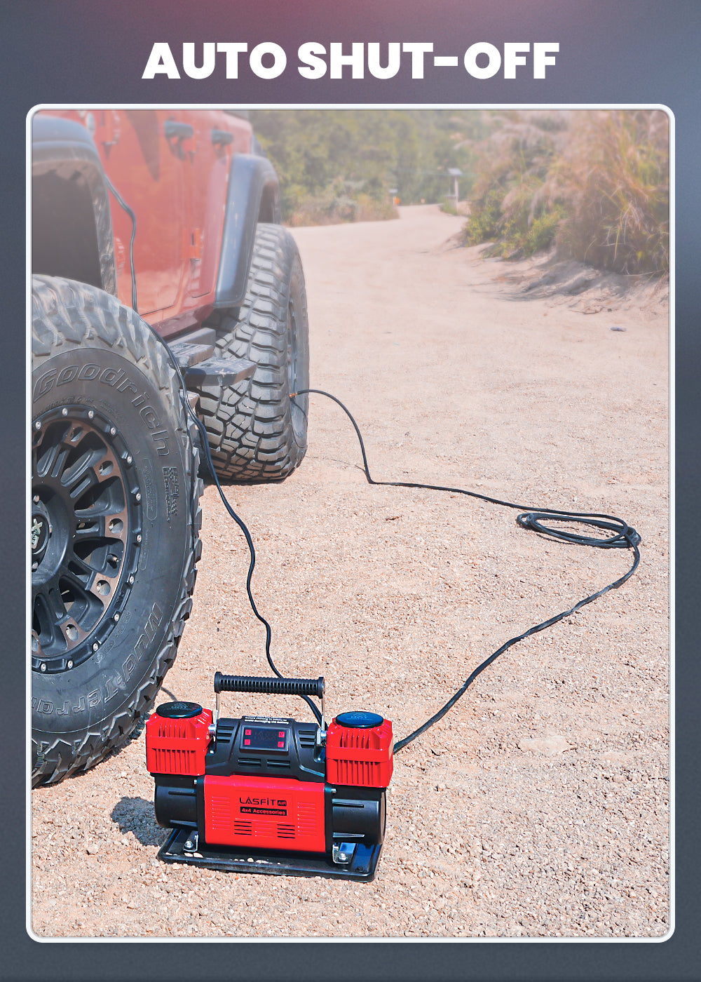 LASFIT X4 Off-Road Air Compressor Auto Shur Off