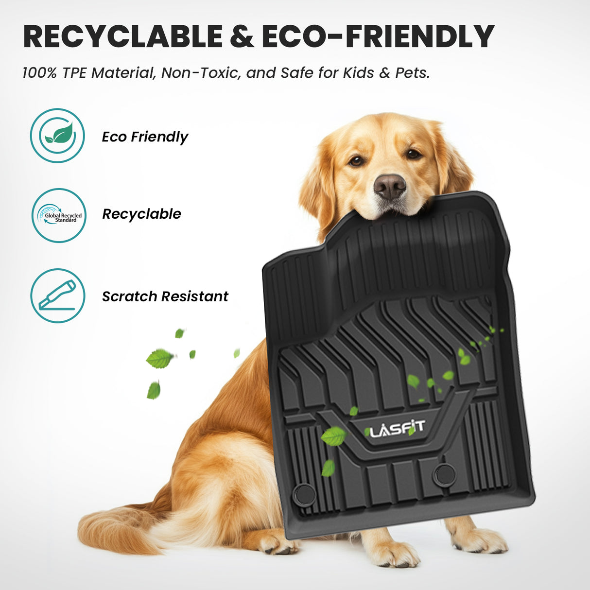 2021-2026 Nissan Rogue TPE Material Floor Mats TPE Material