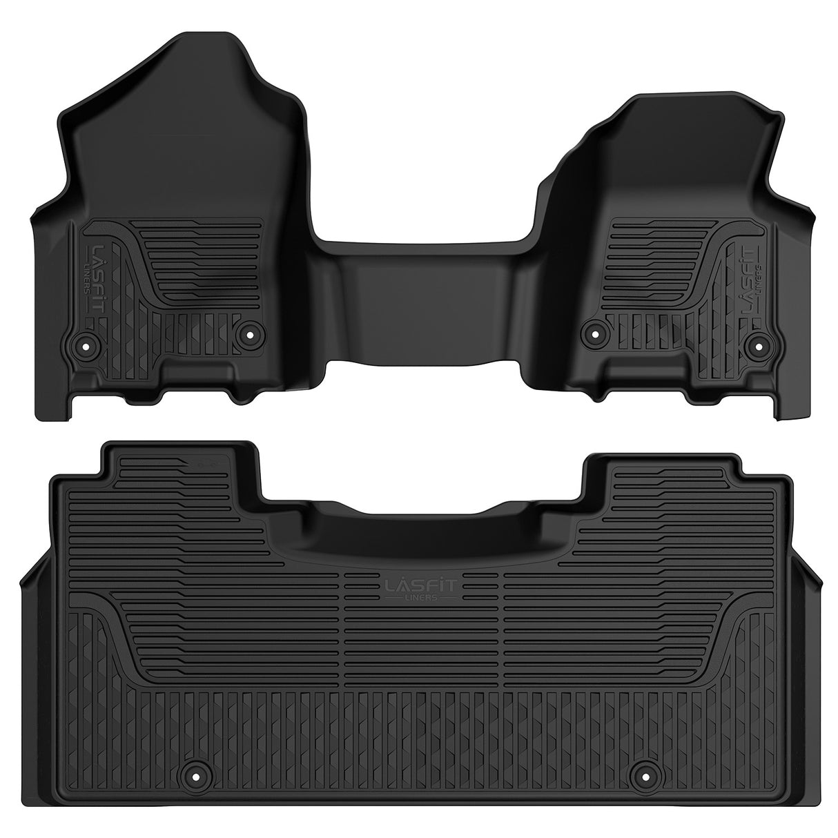 2019-2024 Ram 1500 Floor Mats Crew Cab With Storage Fit Bench Seat