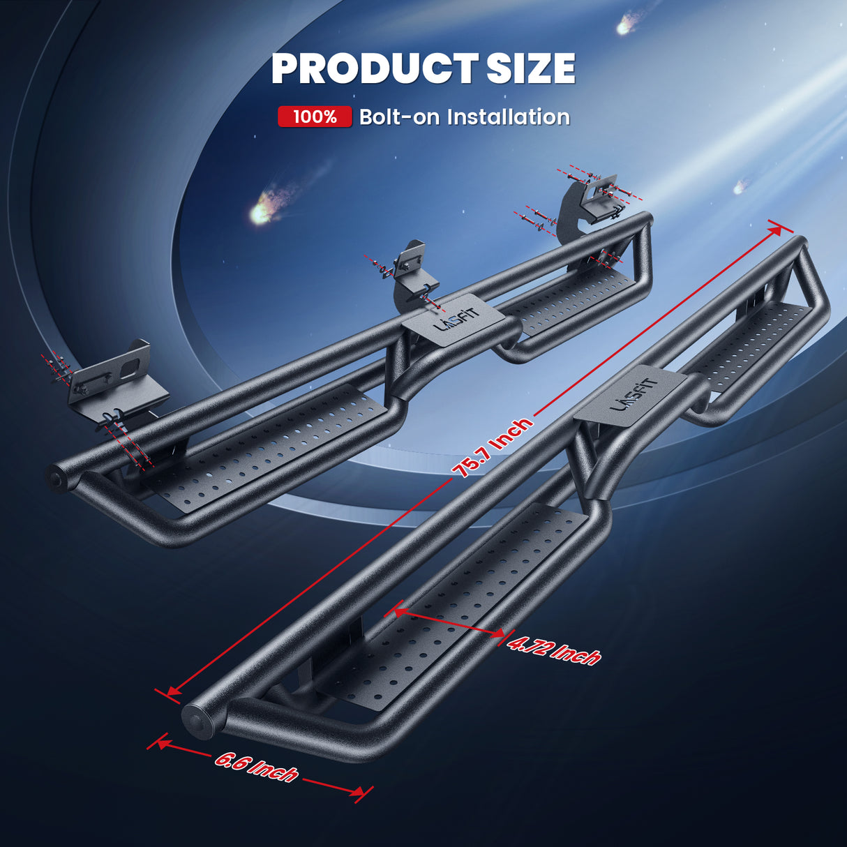 Fit for 2019-2024 Ram 1500 Classic Running Boards Side Steps, Fit Crew Cab ONLY