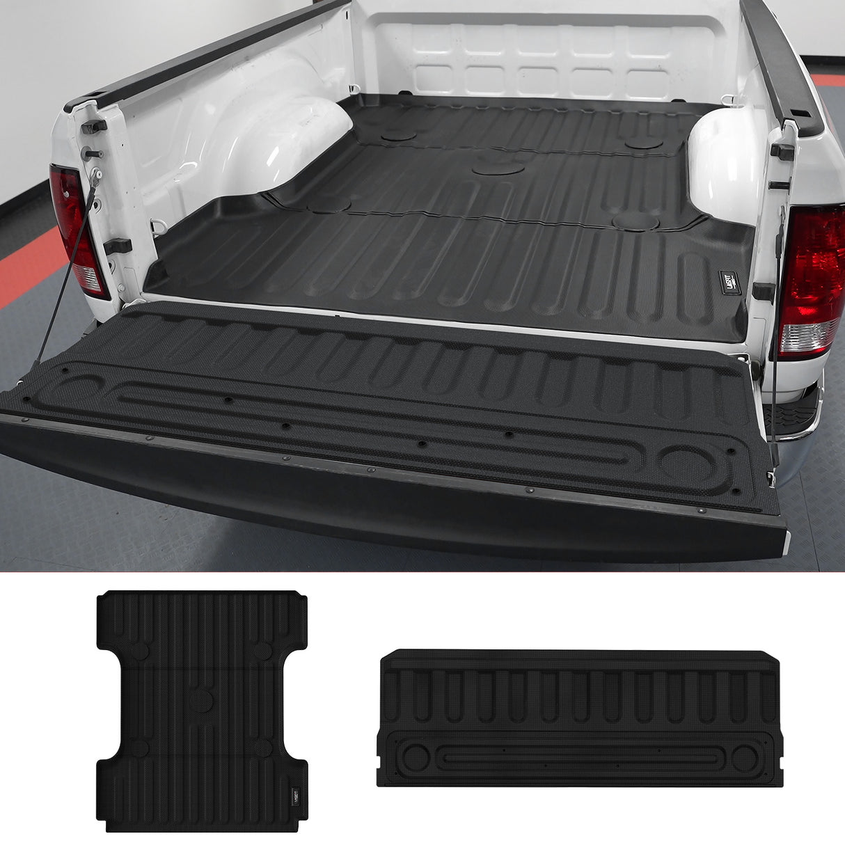 Fit for 2006-2026 Ram 2500 3500 Heavy Duty Bed Mat or Tailgate Mat, Don't fit with Optional Rambox & Drop-in liners