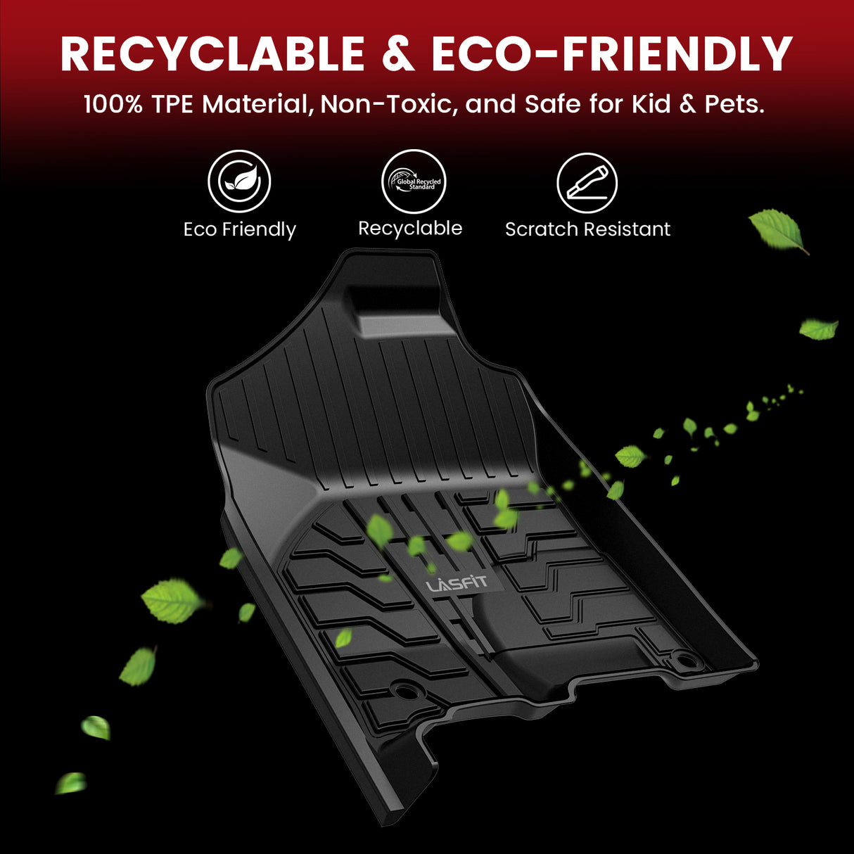 Fit for 2013-2018 Ram 2500 3500 1st Row Floor Mats, Fit Carpet Floor Only