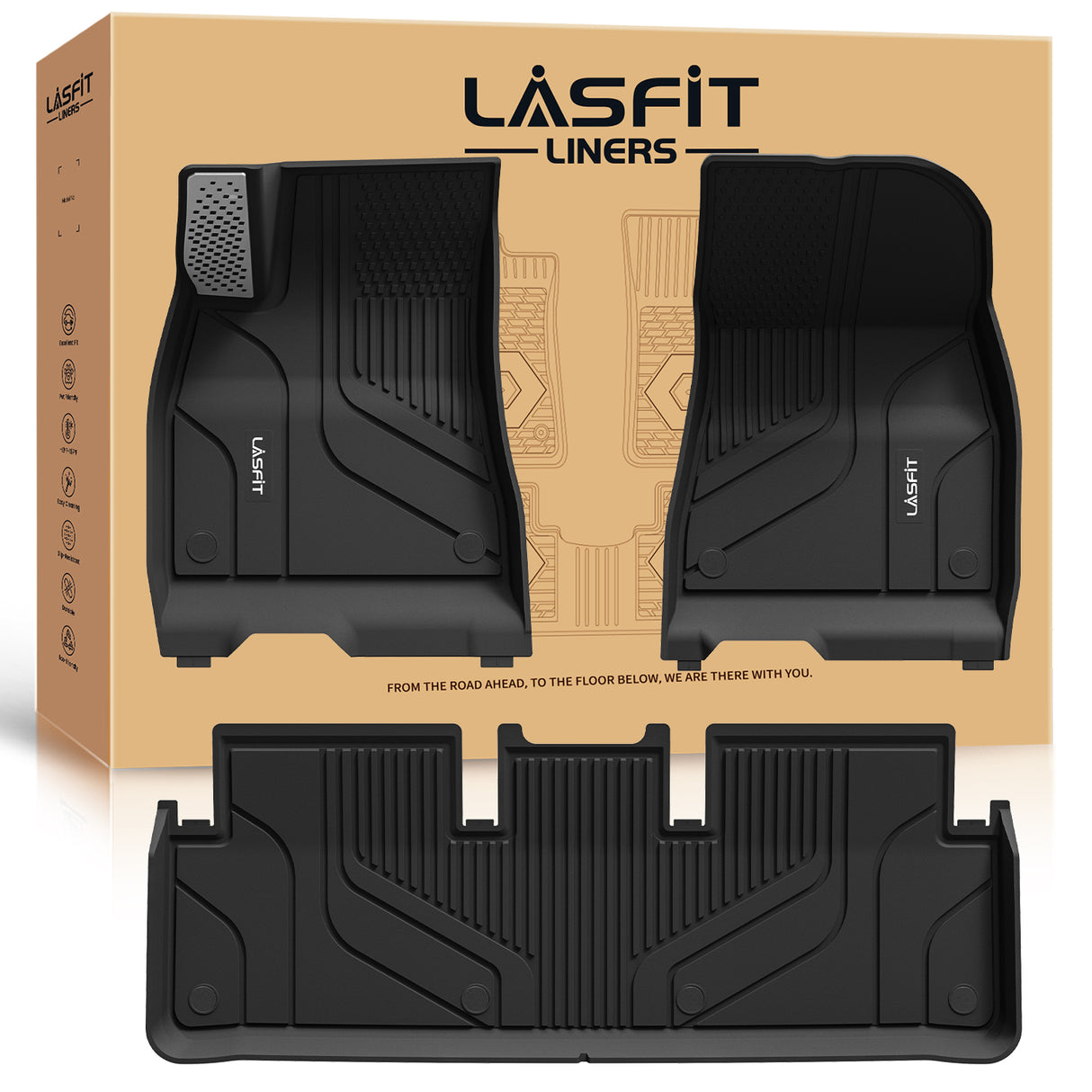 2024-2026 Tesla Model 3 Highland 1st & 2nd Row Floor Mats