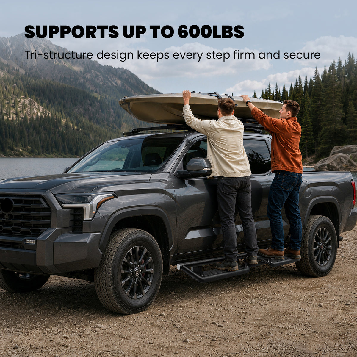 Fit for 2022-2026 Toyota Tundra Running Boards Side Steps, Fit CrewMax Cab ONLY