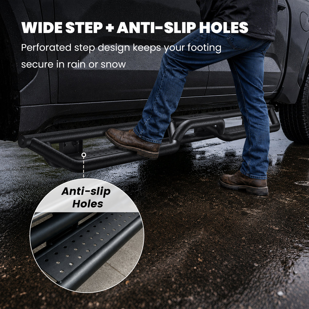 Fit for 2022-2026 Toyota Tundra Running Boards Side Steps, Fit CrewMax Cab ONLY