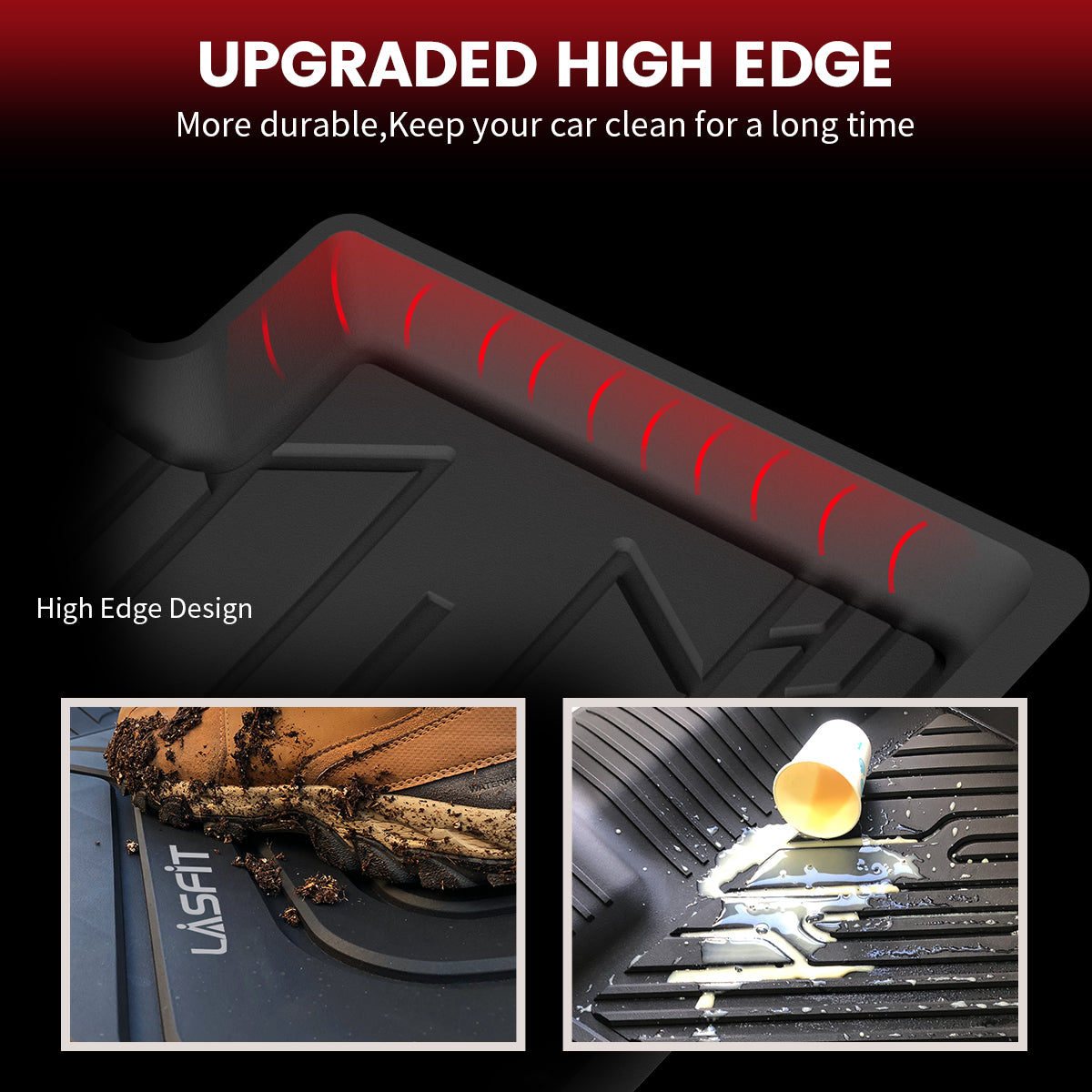 Fit for 2018-2024 GMC Terrain (Include Denali) All-weather Floor Mats / Cargo Mat