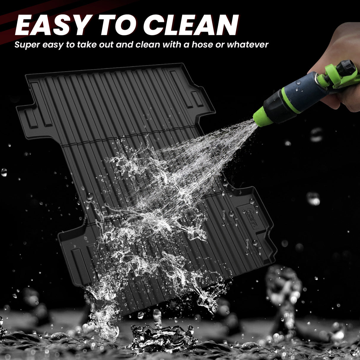 Fit for 2020-2026 Chevrolet Silverado 2500HD 3500HD 6.8FT Bed Mat or Tailgate Mat, Not for 5th Wheel Package