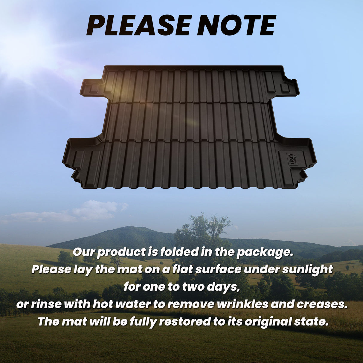 Fit for 2020-2026 Chevrolet Silverado 2500HD 3500HD 6.8FT Bed Mat or Tailgate Mat, Not for 5th Wheel Package