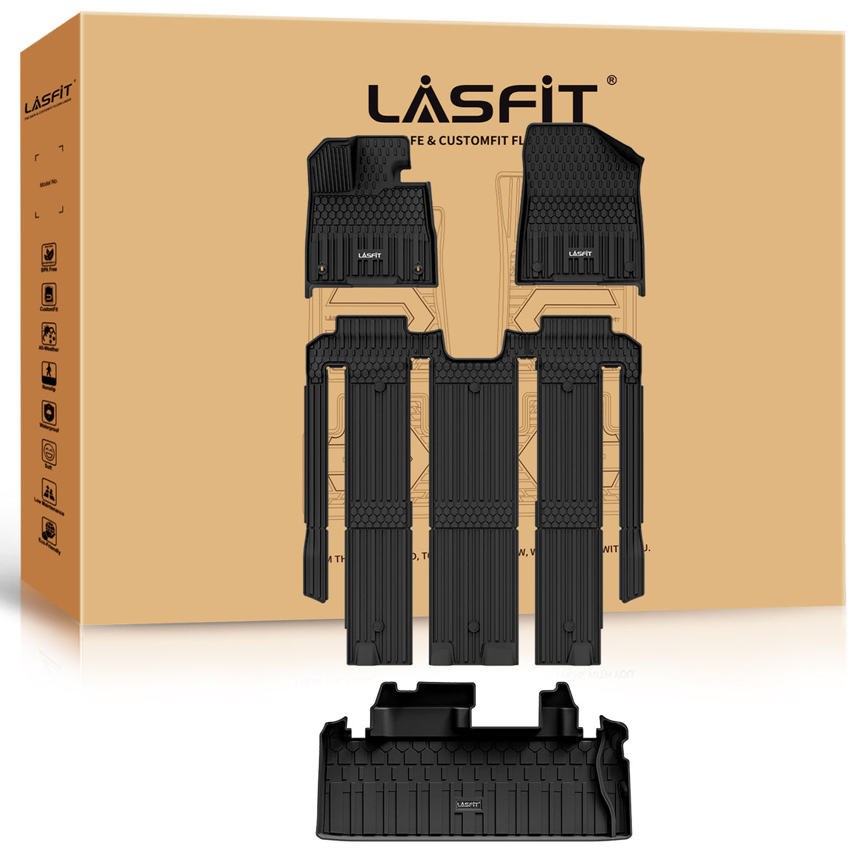 Fit for 2021-2026 Toyota Sienna Floor Mats or Cargo Mat, Don't Fit 2025 Platinum