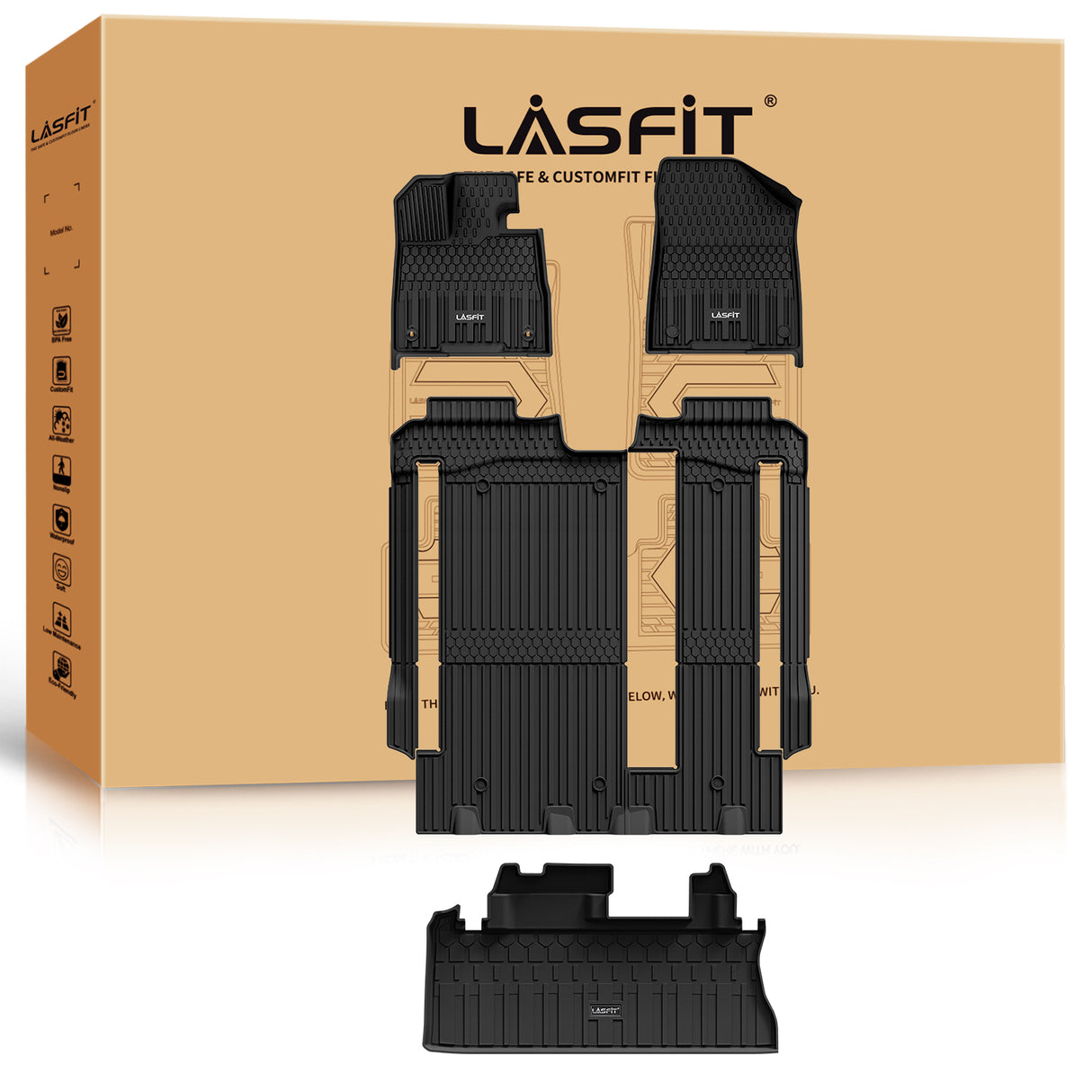 Fit for 2021-2026 Toyota Sienna Floor Mats or Cargo Mat, Don't Fit 2025 Platinum