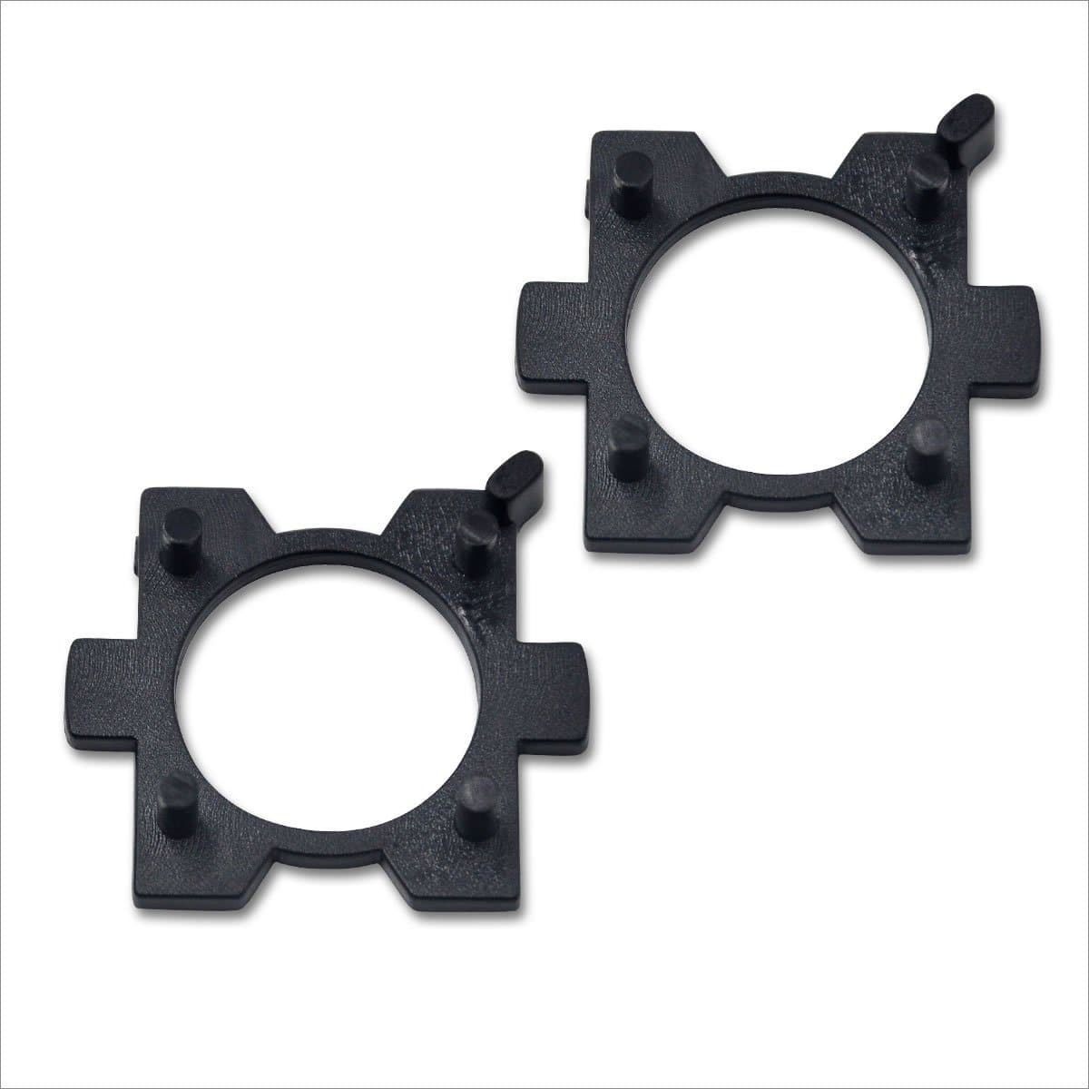 TK111 2x H7 LED Bulb Holder Adapter Retainer Fit For Mazda