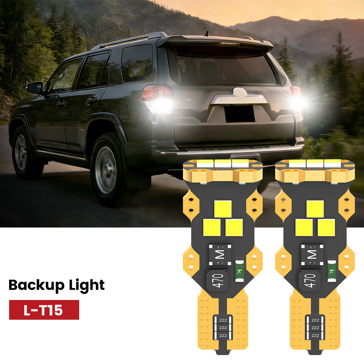 Lasfit 921 led backup lights fit for 2006-2013 Toyota 4Runner