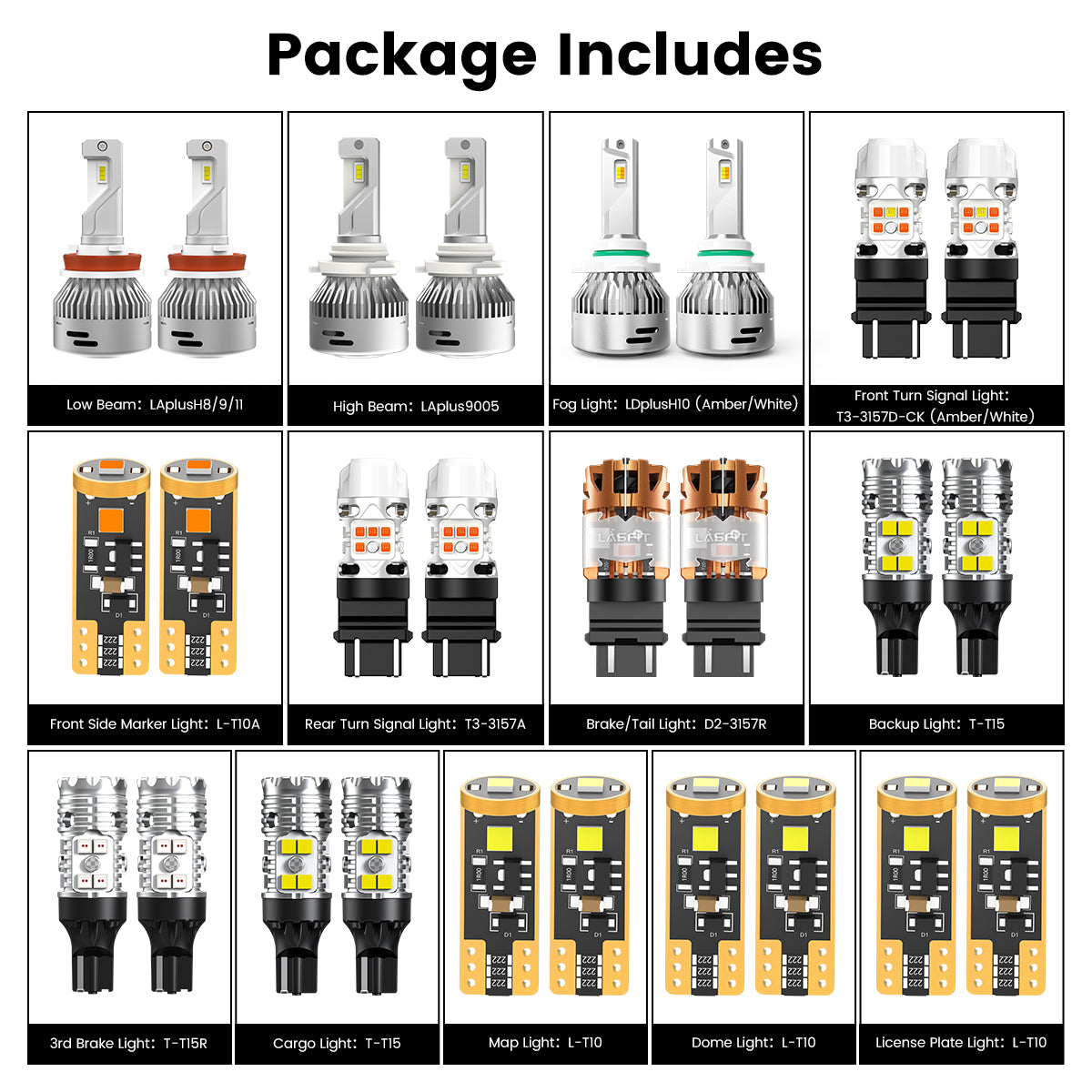 All LED Kits For Toyota Tundra 2007-2013 Plug and Play LASFIT
