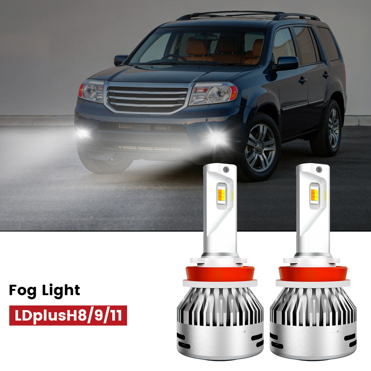 Lasfit H11 led fog light fit for 2009-2015 Honda Pilot