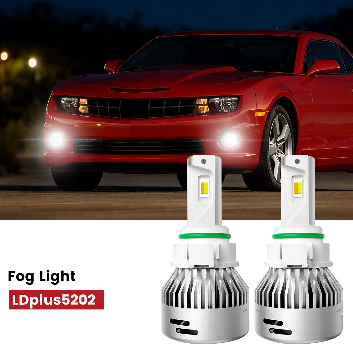 Lasfit 5202 led fog lights fit for 2010-2013 Chevrolet Camaro
