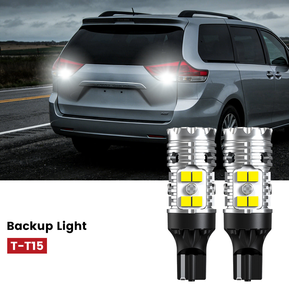 Lasfit 921 led backup lights fit for 2011-2014 Toyota Sienna