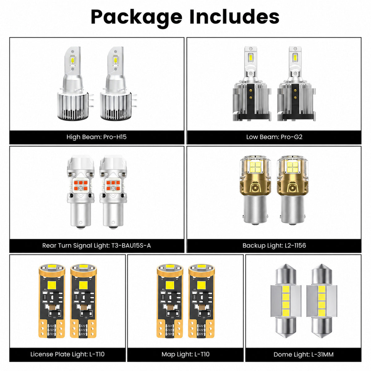 Fit for 2011-2014 Volkswagen Jetta Custom LED Bulbs Exterior Interior Light Plug n Play