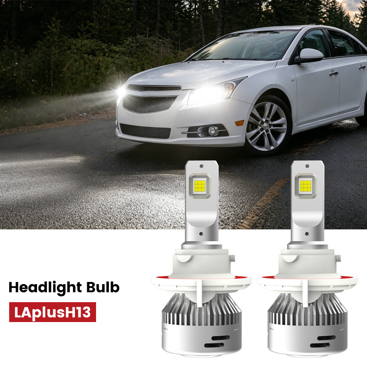 Lasfit H13 led headlight bulbs fit for 2011-2015 Chevy Cruze