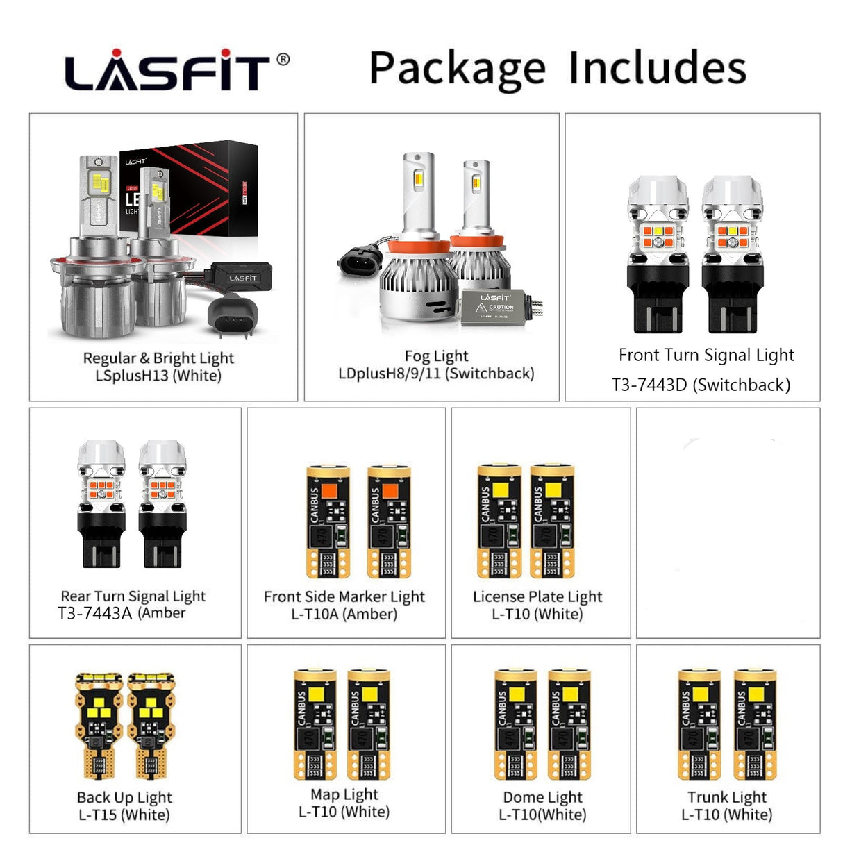 combo package led bulbs fit for 2011-2015 Chevy Cruze