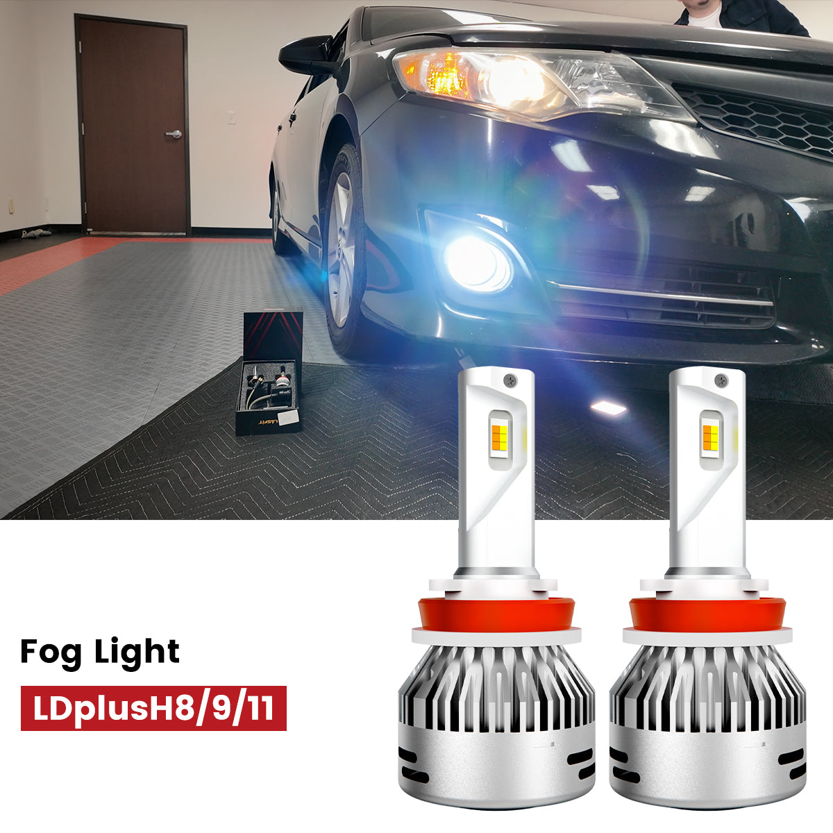 Lasfit H11 led fog lights fit for 2012-2013 Toyota Camry