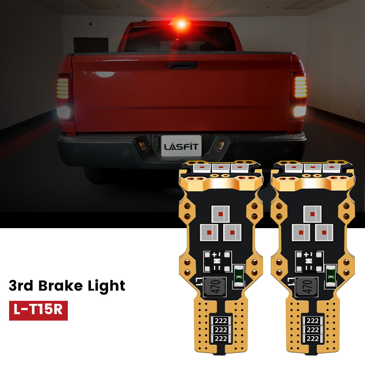 Lasfit 921 led 3rd brake lights fit for 2013-2015 Ram 1500
