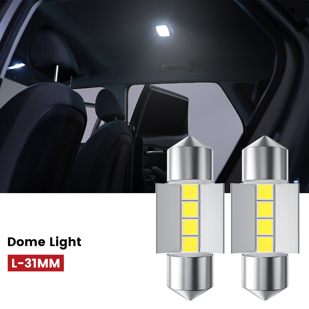 Lasfit 31MM led dome lights fit for 2013-2015 Toyota RAV4