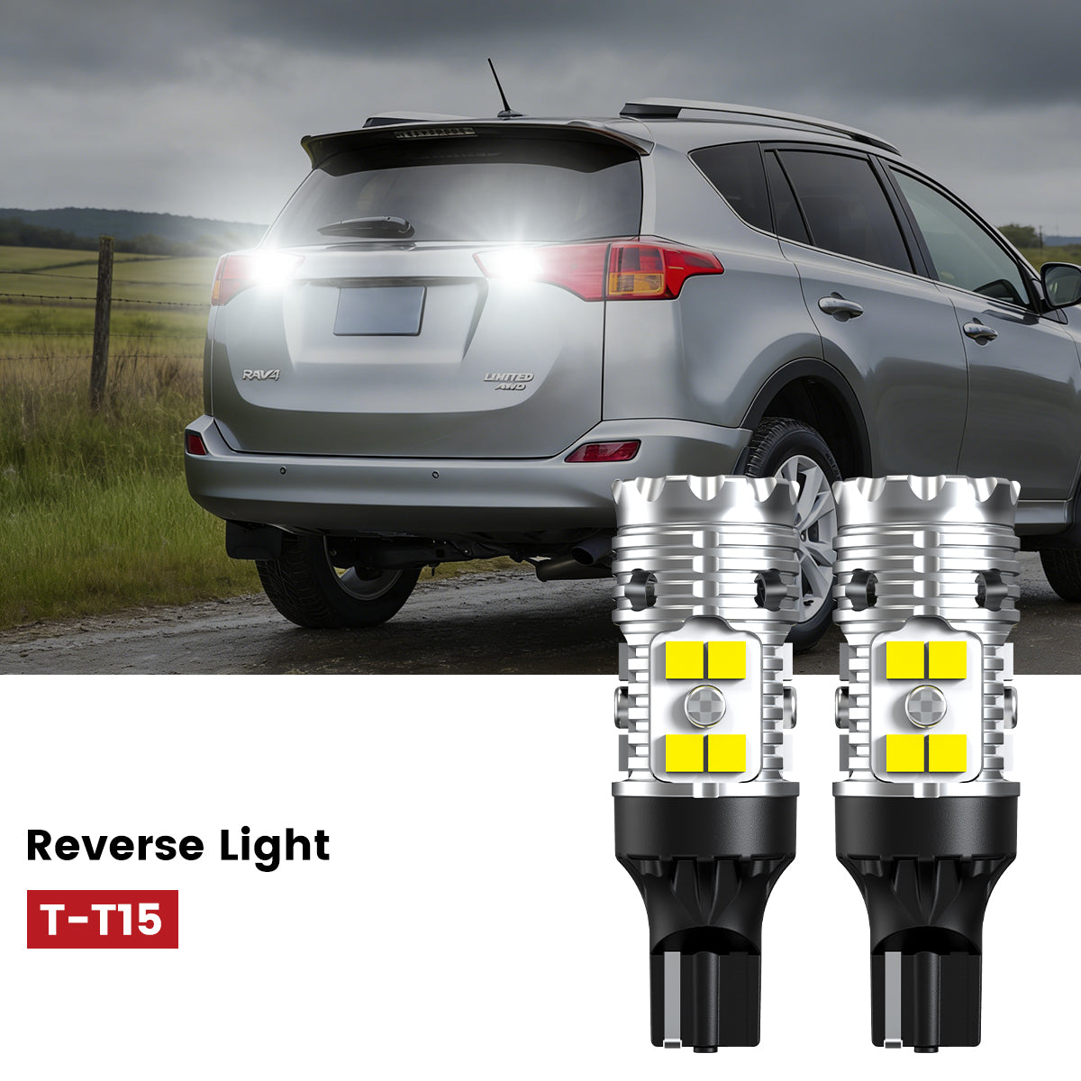 Lasfit 921 led backup lights fit for 2013-2015 Toyota RAV4