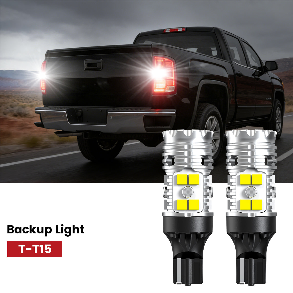 Lasfit 921 led backup lights fit for 2014 2015 GMC Sierra 1500