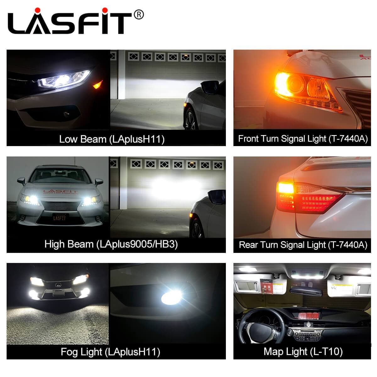 Fit for 2013-2015 Lexus ES350 LED Bulbs Upgrade