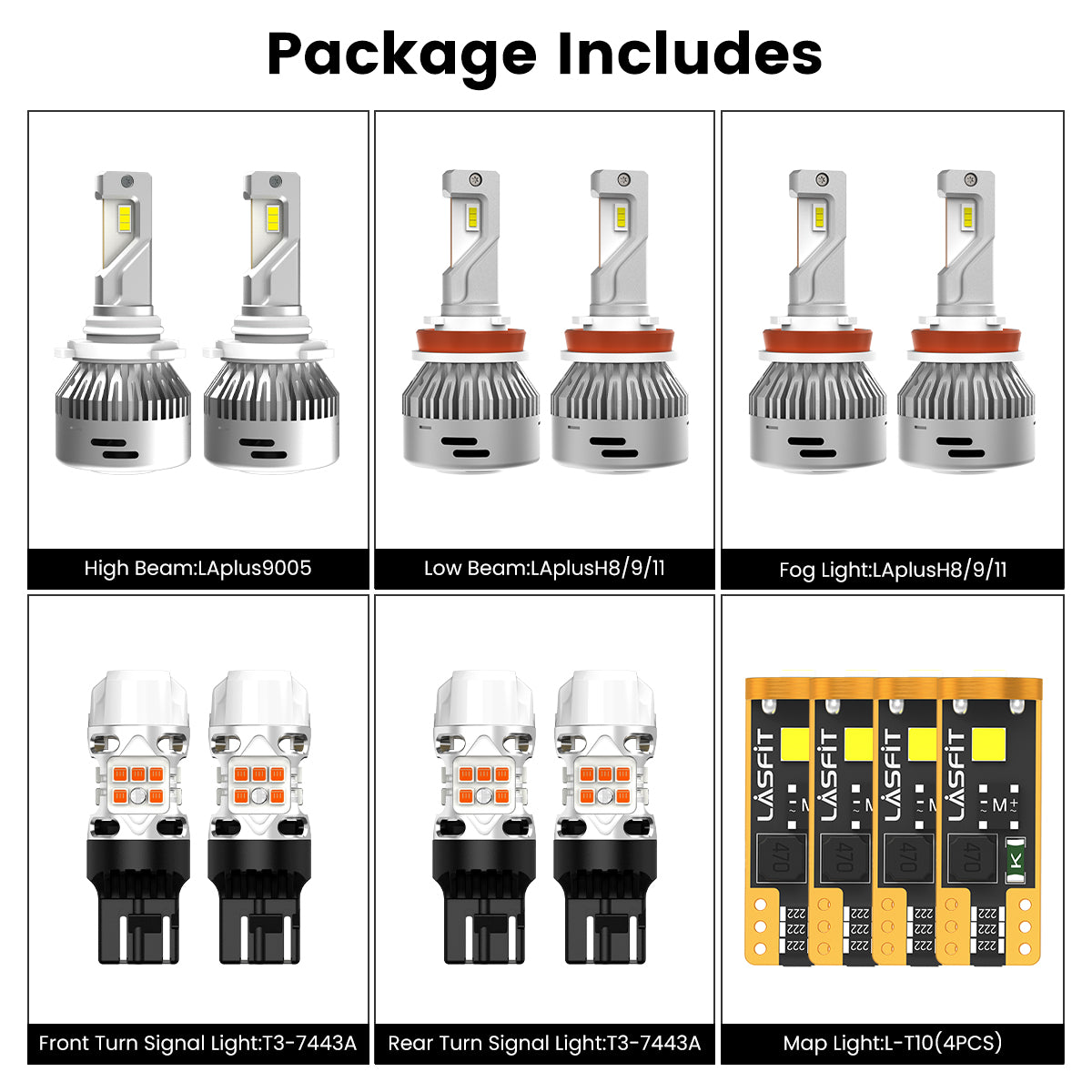 Fit for 2013-2015 Lexus ES350 LED Bulbs Upgrade