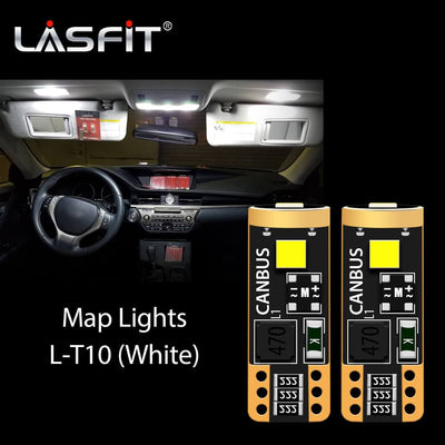 Lexus ES350 2013-2015 LED H11 9005 Exterior Interior Light Bulbs