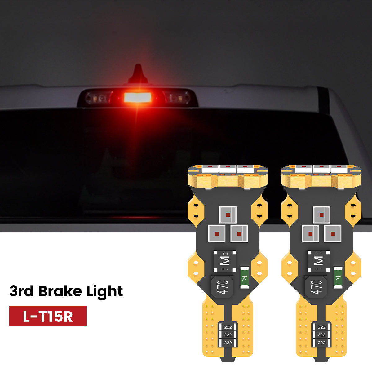 Lasfit 921 led 3rd brake lights for 2015-2022 Chevy Colorado