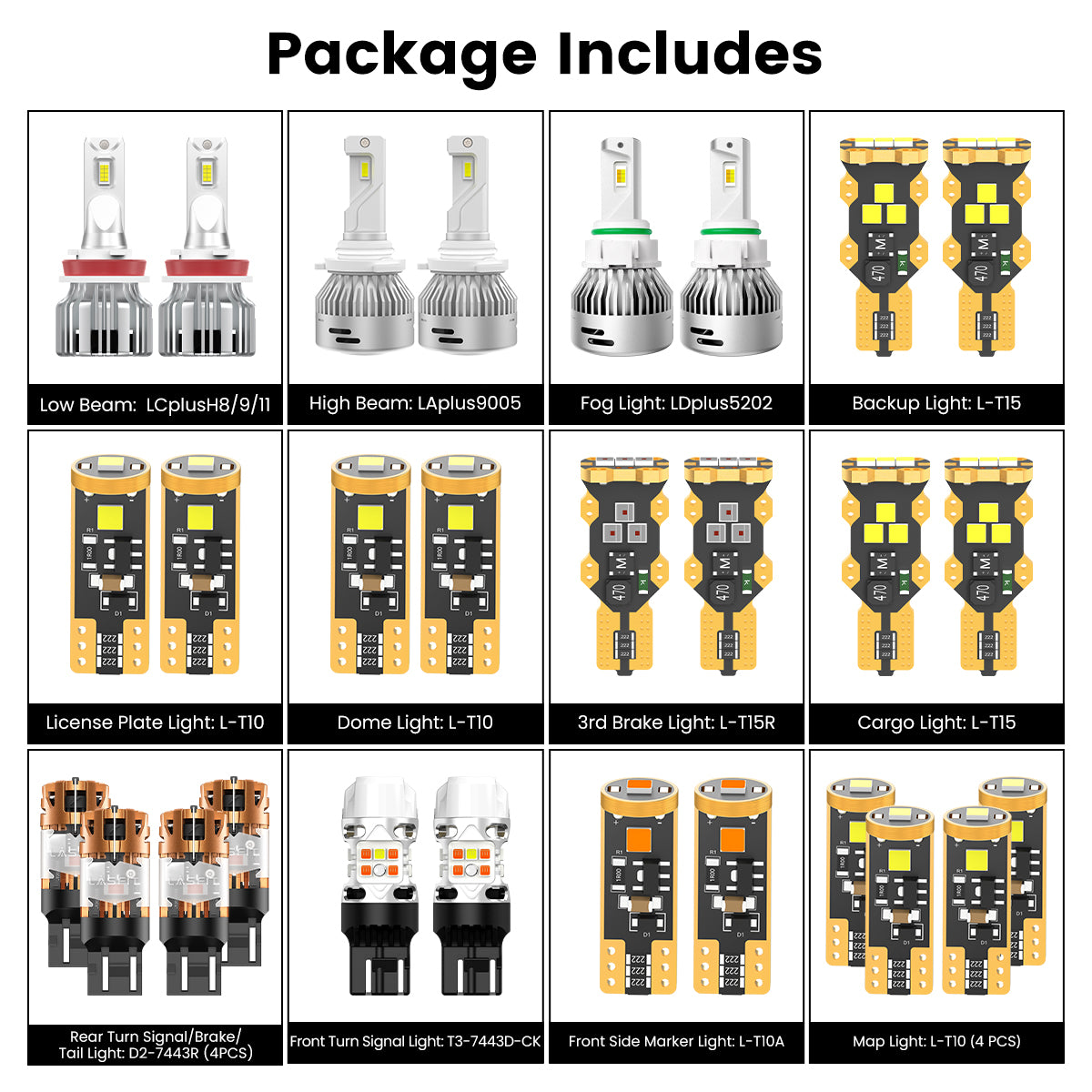 The combo package for 2019-2022 Chevy Colorado with OEM halogen fog light