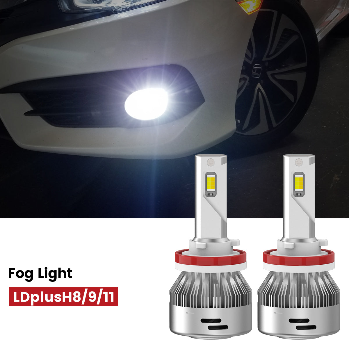 Fit for 2016-2021 Honda Civic Sedan Coupe Hatchback The Brightest LED Bulbs Upgrade | Tested and Verified