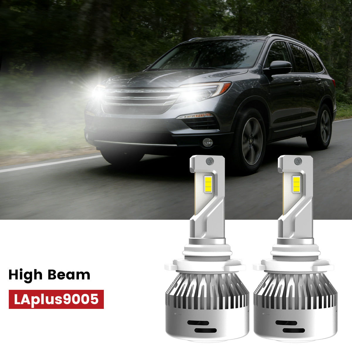 Lasfit 9005 led high beam bulbs fit for 2016-2018 Honda Pilot
