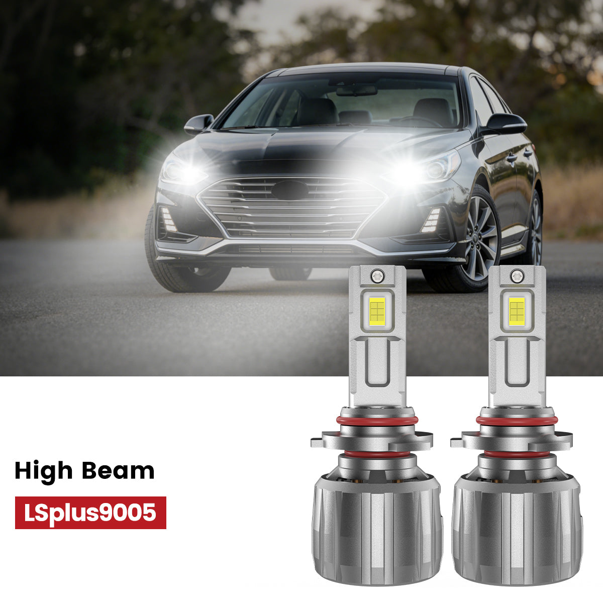 Lasfit 9005 led high beam bulbs fit for 2017-2019 Hyundai Sonata