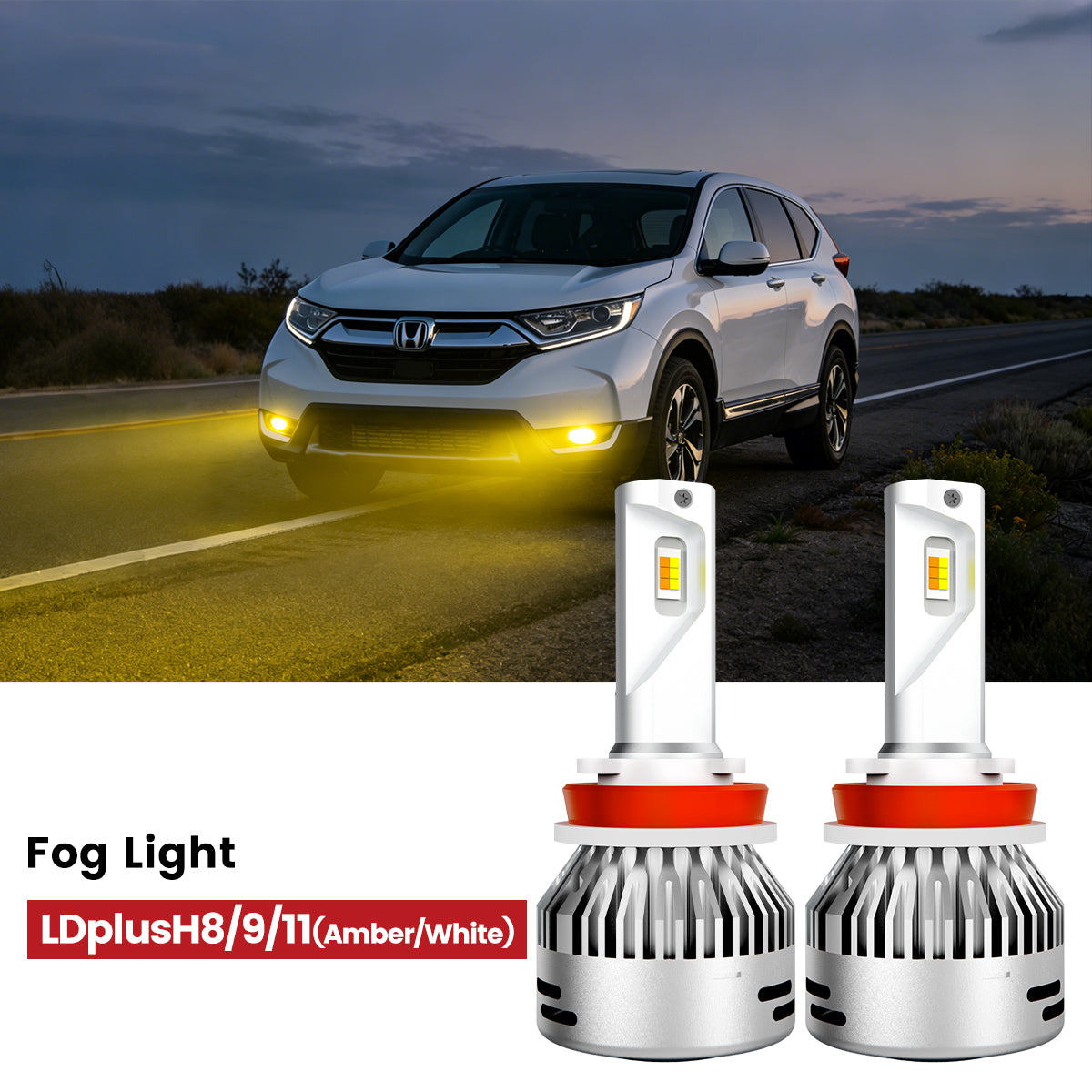 Lasfit H11 led fog lights fit for 2017-2022 Honda CR-V