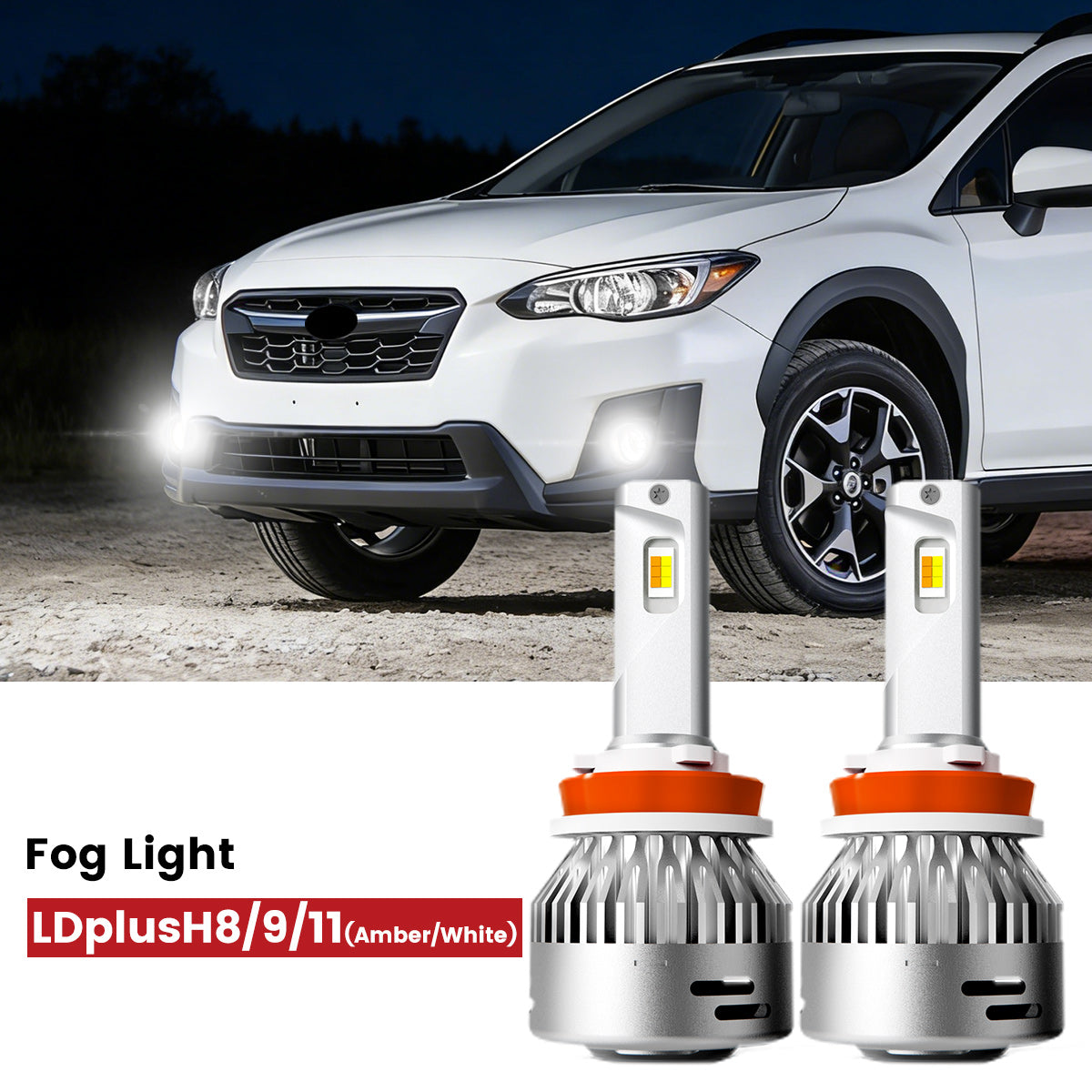 Switchback LDplus H11 LED bulb fit for 2018-2021 Subaru Crosstrek fog light
