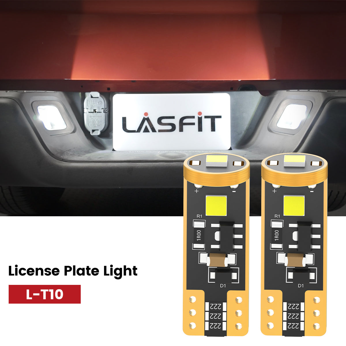 Lasfit 168 led license plate lights fit for 2018-2020 Ford F150