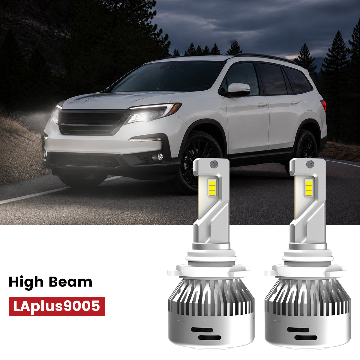 LAplus 9005 LED bulb fit for 2019-2020 Honda Pilot high beam