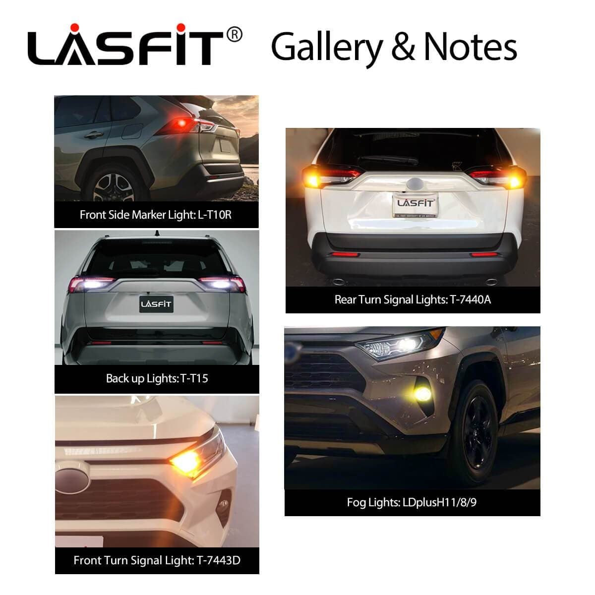 Fit for 2019-2021 Toyota RAV4 LED Bulbs Upgrade