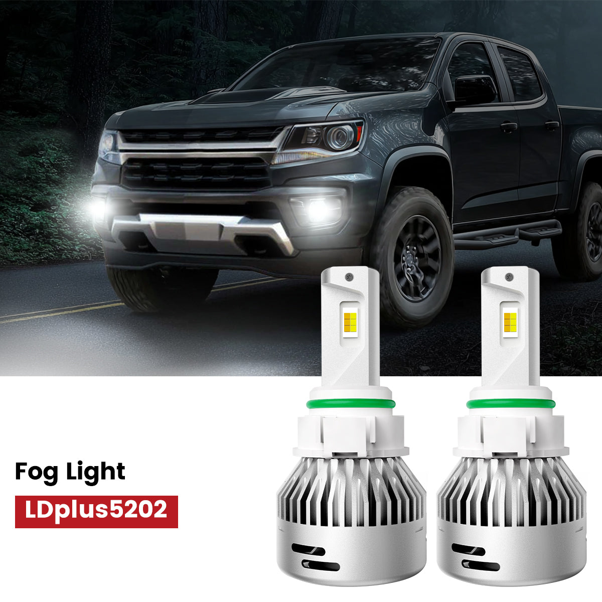 Lasfit 5202 led fog lights fit for 2019-2022 Chevrolet Colorado