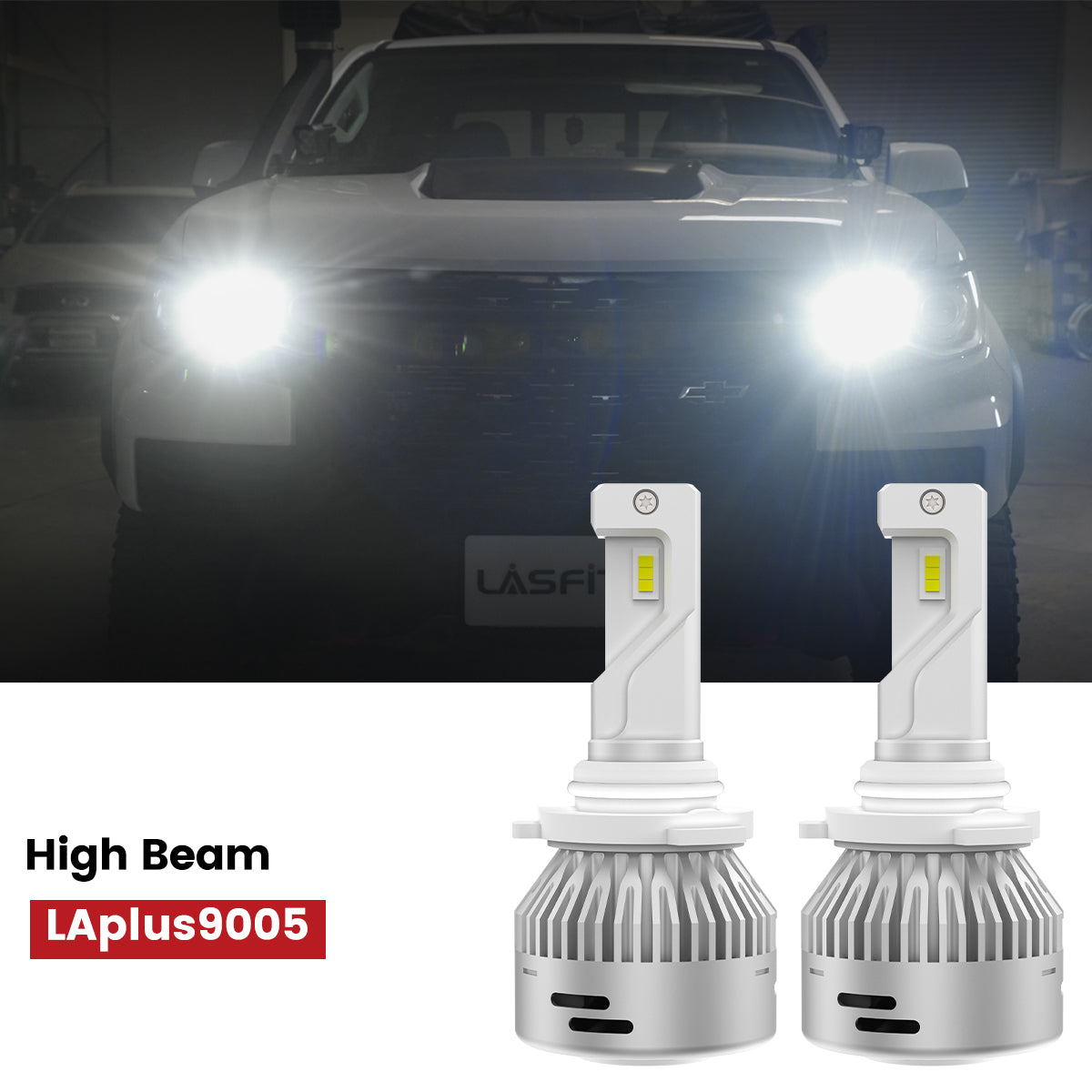Lasfit 9005 led high beam bulbs fit for 2019-2022 Chevrolet Colorado