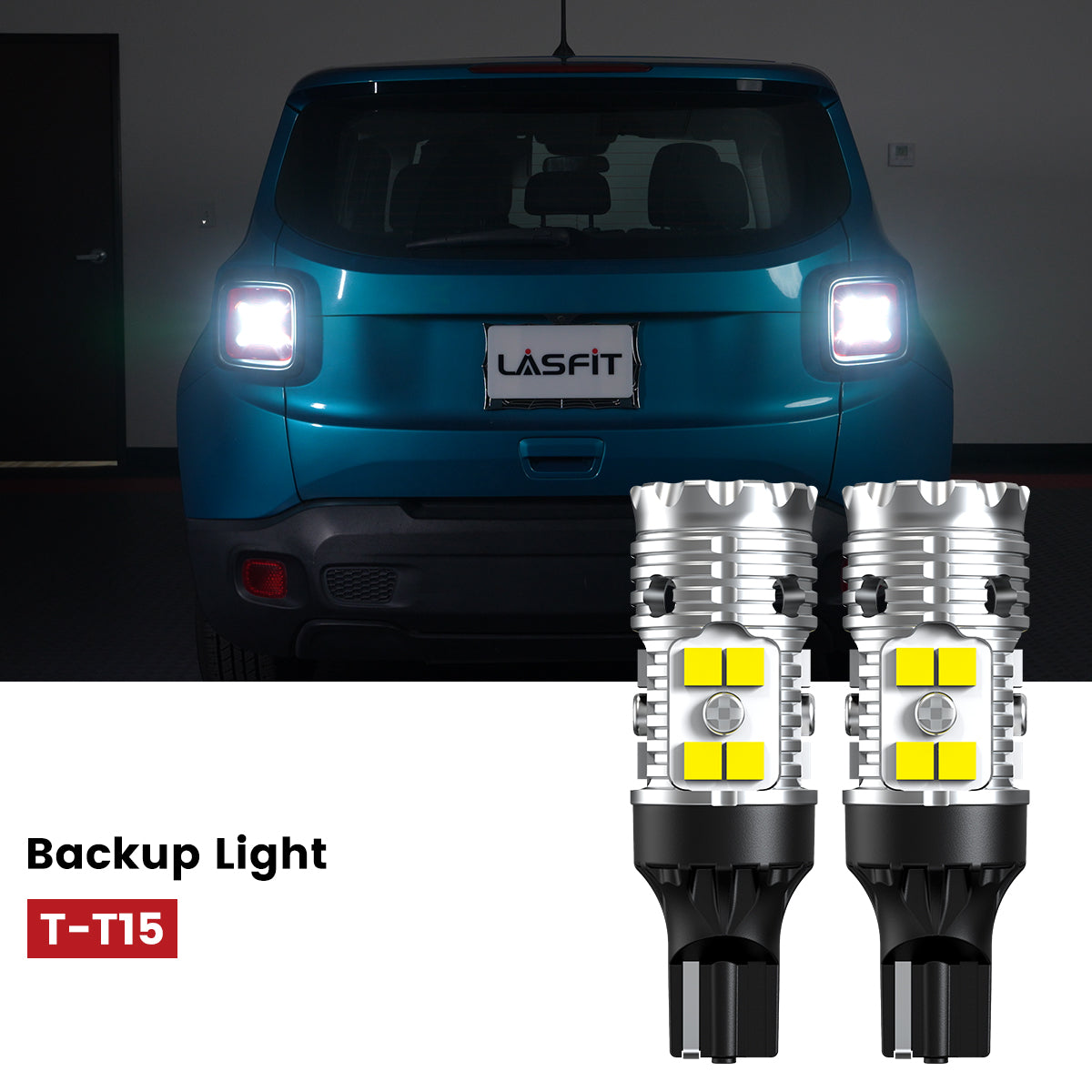 Lasfit 921 led backup lights fit for 2019-2023 Jeep Renegade