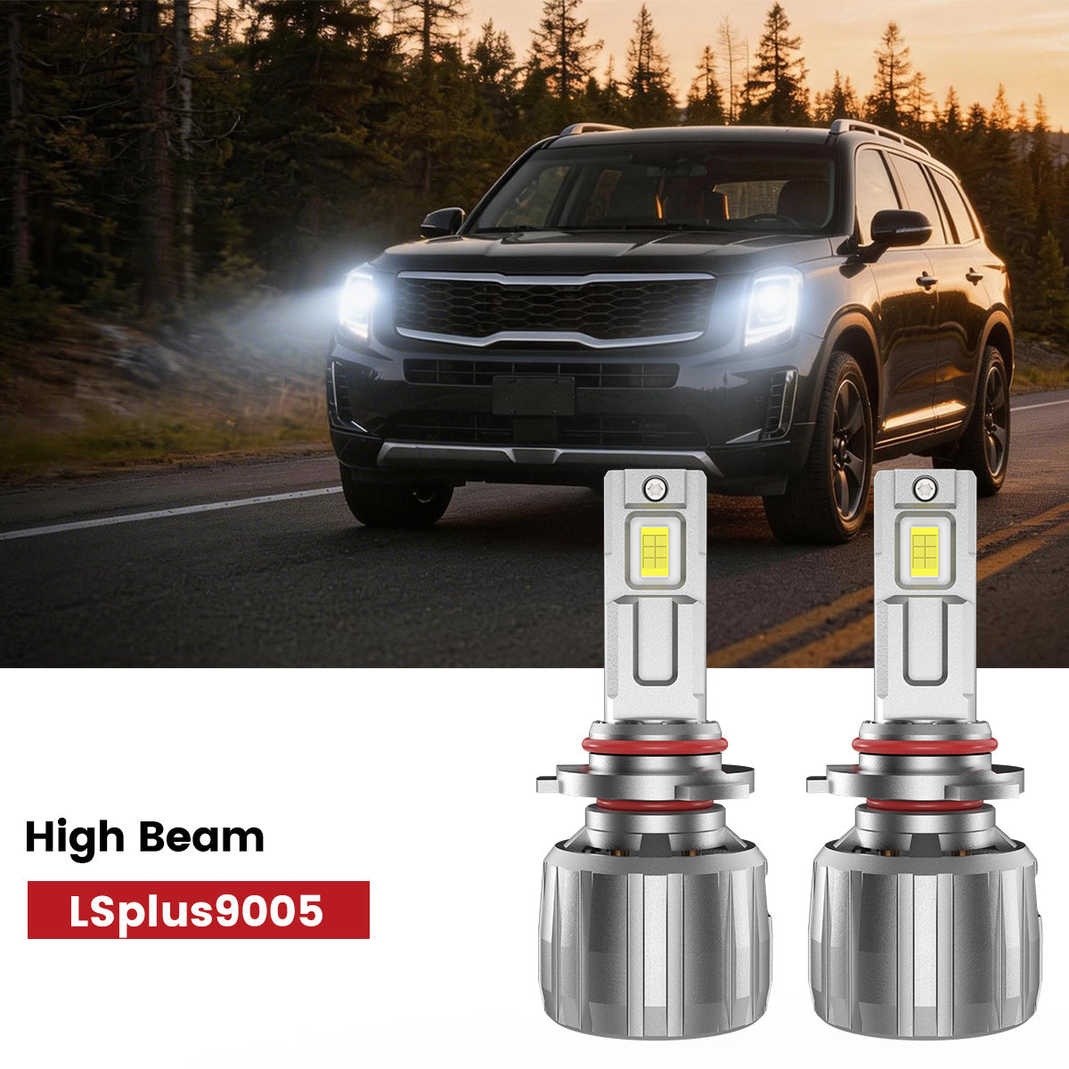 Lasfit 9005 led headlight bulbs fit for 2020-2021 Kia Telluride